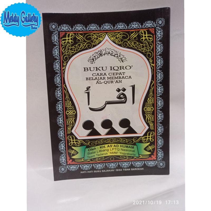 

Buku Iqro cara cepat belajar membaca Al-qur'an