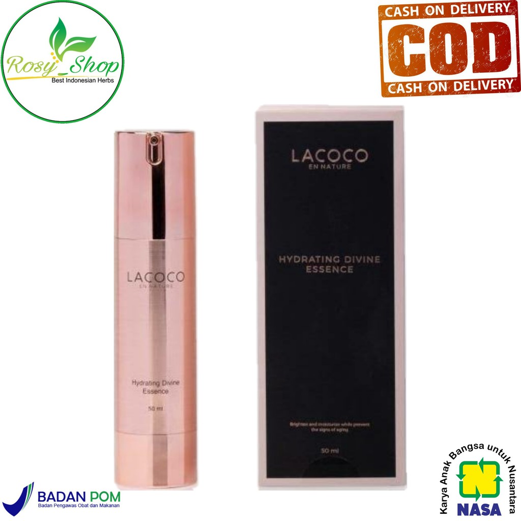 <COD> Hydrating Divine Essence Original 100% Lacoco Essence Pemutih/ Stockist NASA