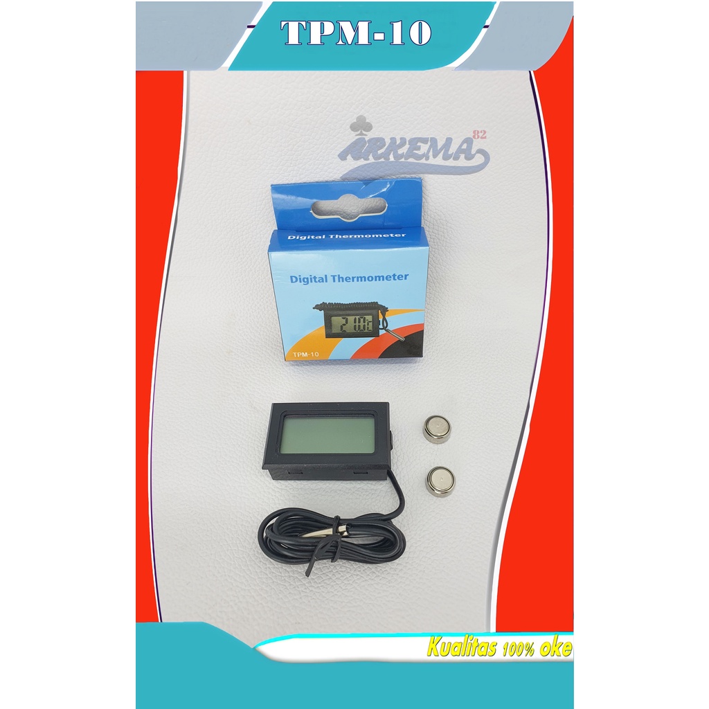 ALAT UKUR SUHU | PENGUKUR TEMPERATURE RUANGAN / AQUARIUM | THERMO DIGITAL / THERMOMETER TPM-10