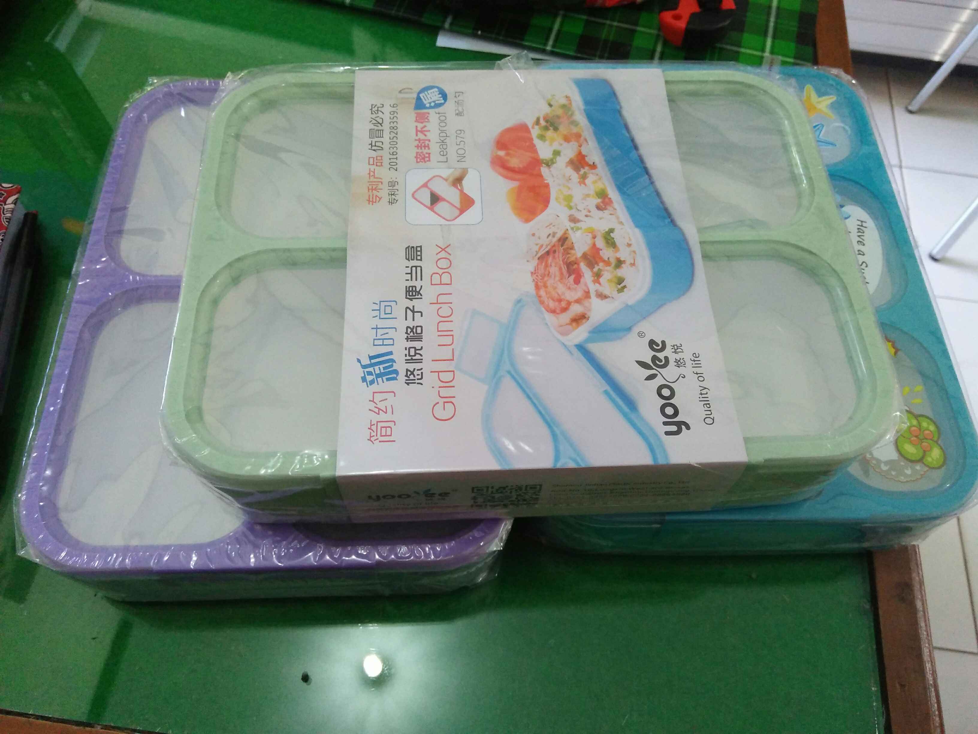 Kotak Makan Kotak Bekal 6 Sekat Lunch Box Yooyee
