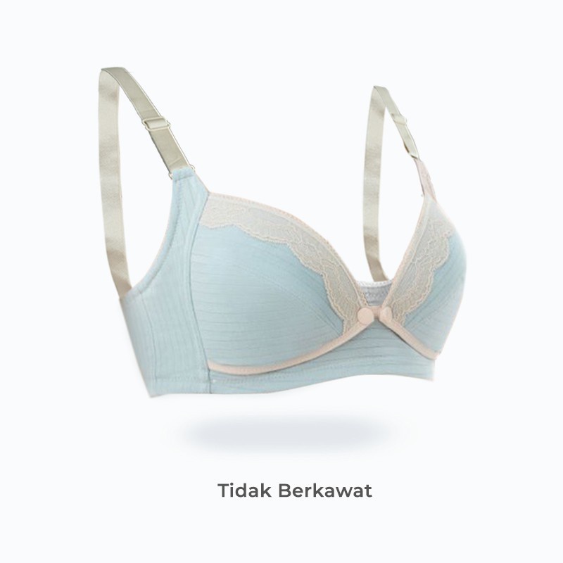 MOOIMOM Basic Bra Hamil &amp; Menyusui Bukaan Depan Lace Front Buckle