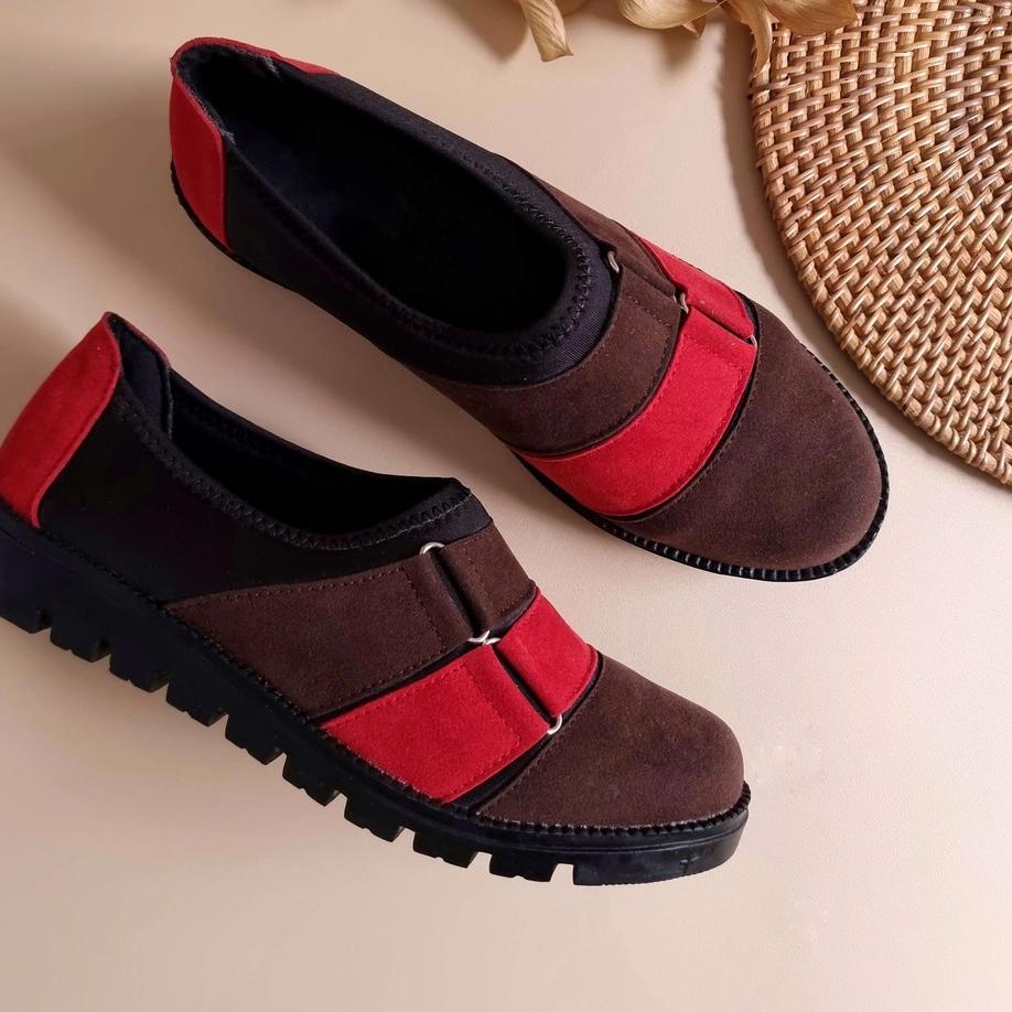 FLASH SALE Sepatu Flatshoes Pantofel Oxford Wanita Perempuan Cewek Kerja Kantor Formal Loafers Flat 