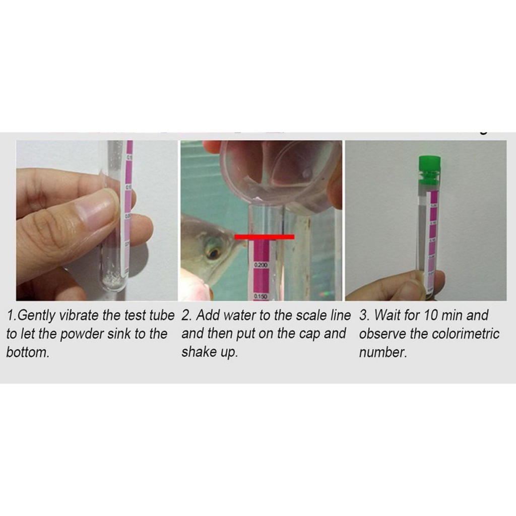 Onthink Test Kit NO2 NO3 PH Alkalinity Test Kualitas Air Laut Tawar