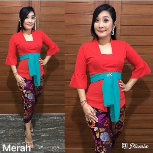 Set kebaya jadi trompet