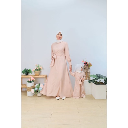 GAMIS ANAK,GAMIS DEWASA, GAMIS POLOS, GAMIS COUPLE LARISSA by dhilyhijab