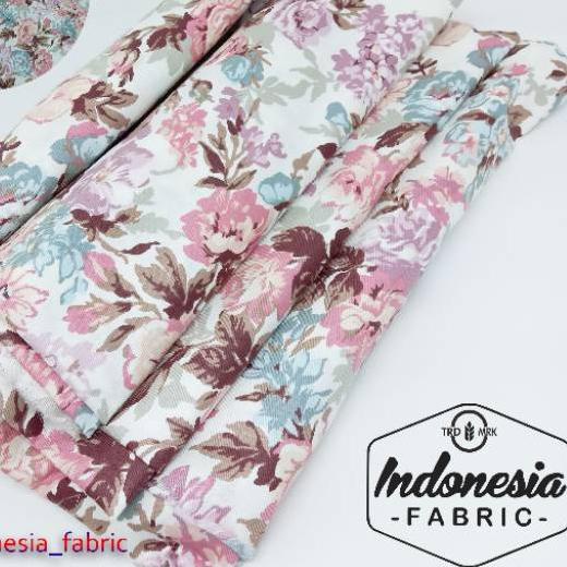 ❅ [Toko Kain Grosir] Kain Gamis Kain Katun Jepang ori Tokai motif Sunrise ♧