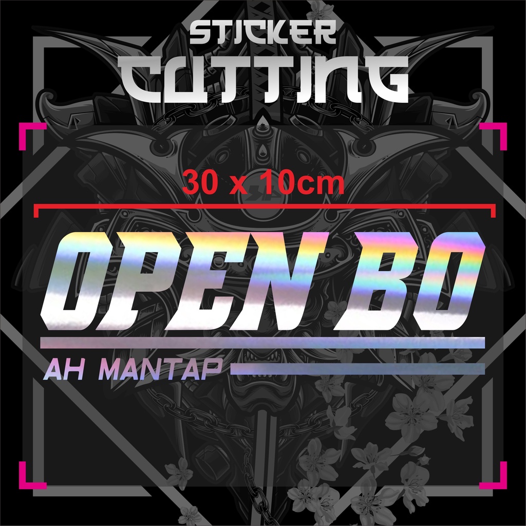 VIRAL!!! Sticker CUtting OPEN BO (Nmax,Scoopy,Aerox,Vino,PCX)
