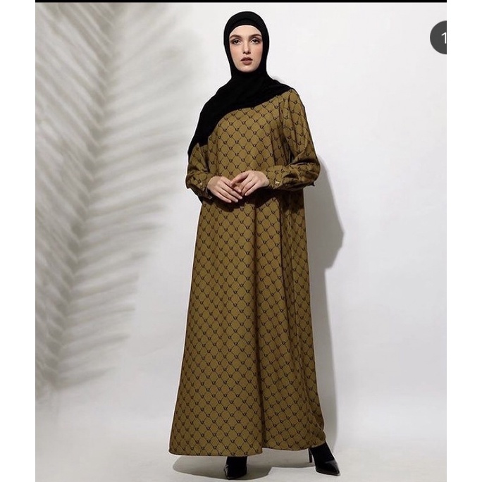 dress monogram Vz mustard