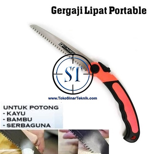 Gergaji Kayu Mini Lipat Serbaguna Folding Saw Gergaji Dahan Portabel Ringan