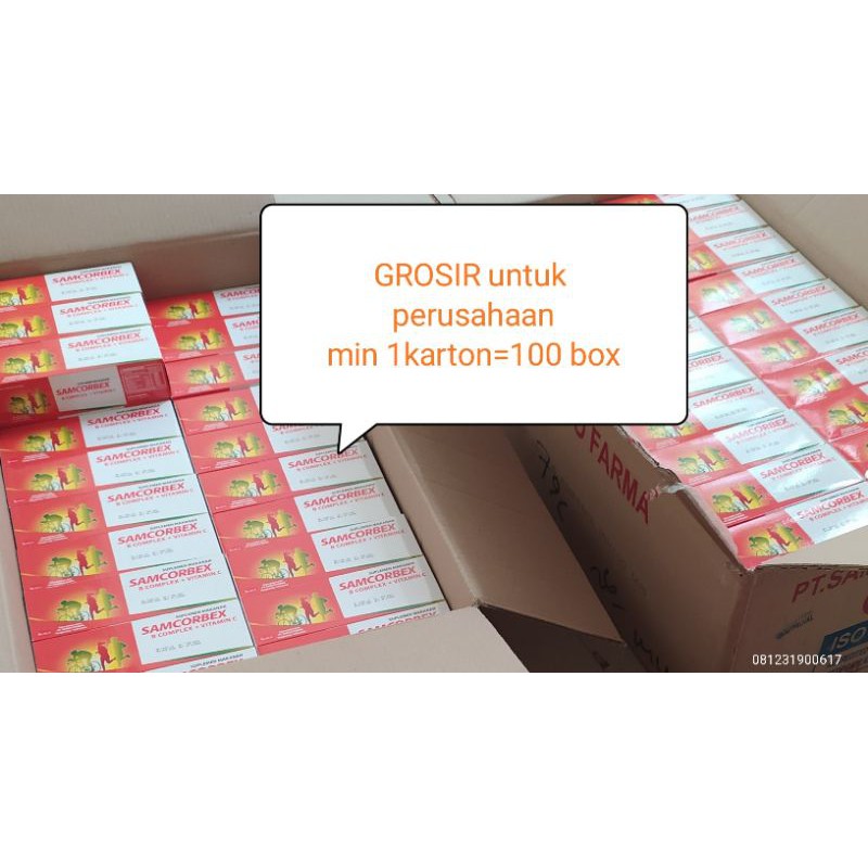 SAMCORBEX seperti SELKOM C 1KARTON ISI 100 BOX