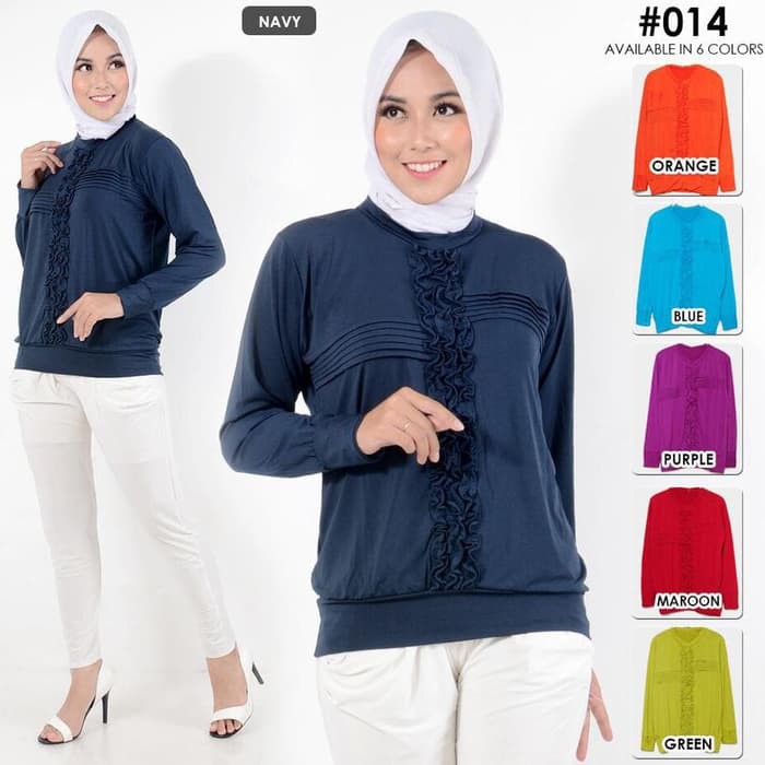 Fashion Pakaian Wanita Belle Fashion Baju Xl Blouse Murah Wanita Ibu