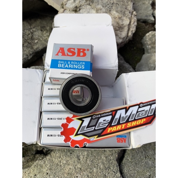 BEARING KLAKER LAHER LAKER 6301 2RS -15MM ASB BEARING 6301-15MM 6301 15MM