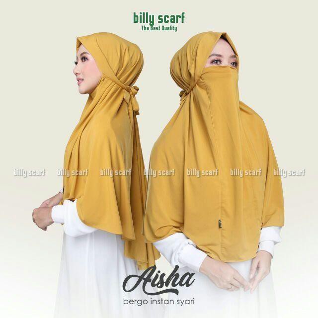 HIJAB MASKER BERGO INSTAN SYAR'I // HIJAB MARYAM MASKER