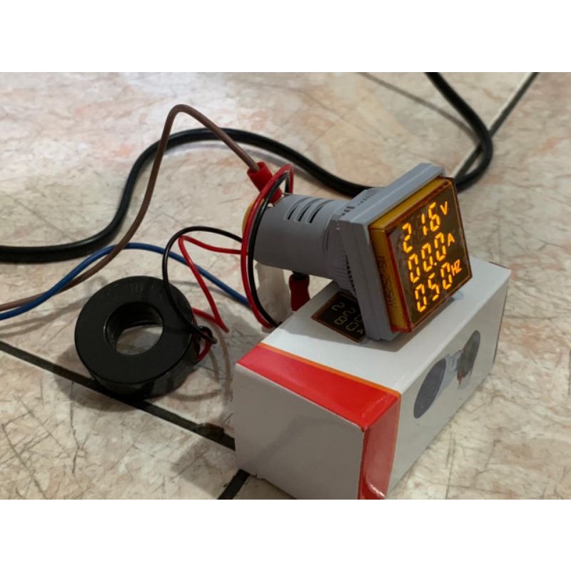 Pilot Lamp Volt Meter Digital 3 in 1