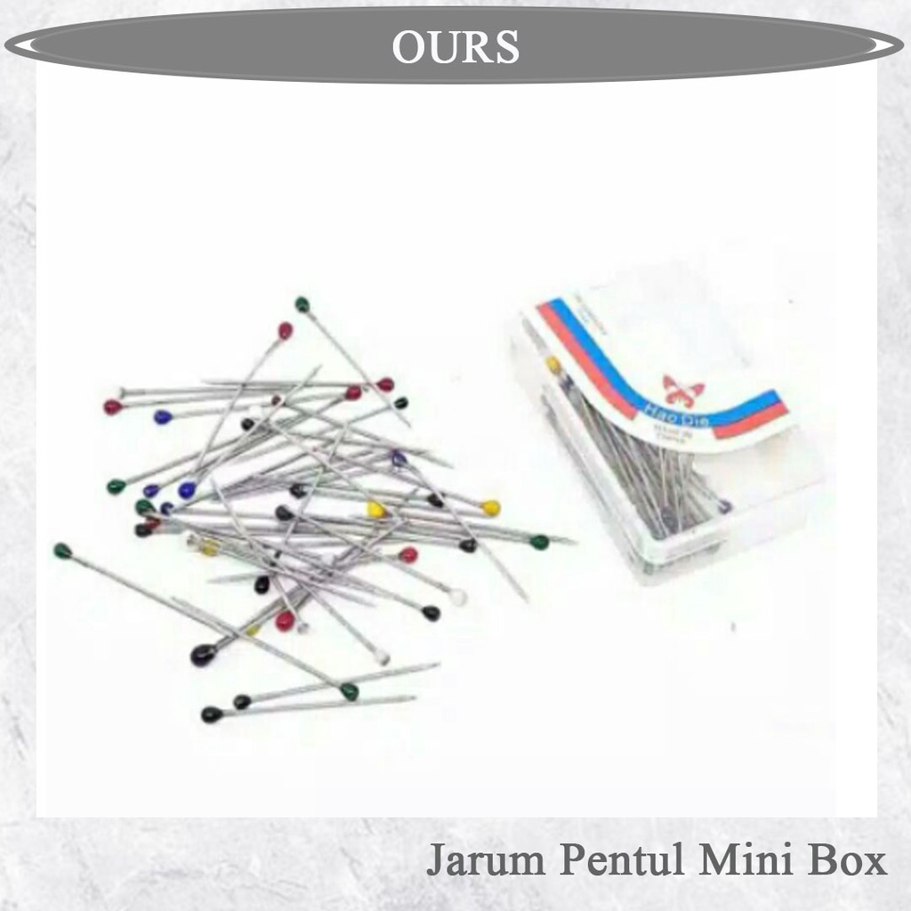 

Jarum Pentul Mini Box Untuk Hijab Dan Lain-lain 2,5 cm OURSHOPNOW