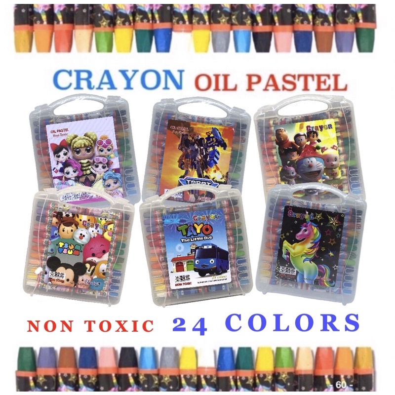 

Crayon Oil Pastel 24 Colors