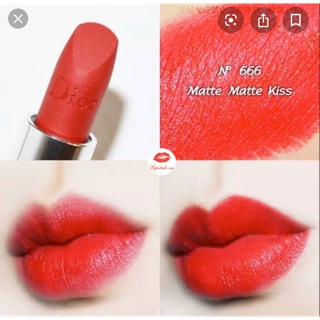 dior 666 matte kiss