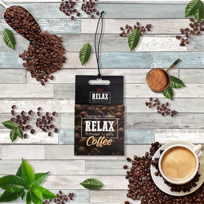 Dijual Pengharum Ruangan Parfum Mobil iFOX RELAX NATURAL SCENTS Aroma Kopi Murah
