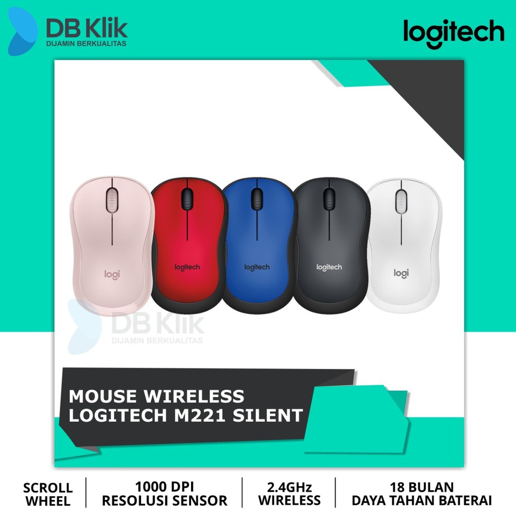 Mouse Wireless Logitech M221 Silent |