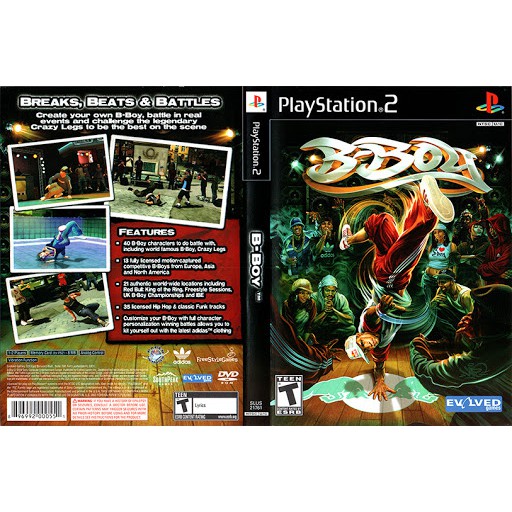 Kaset PS2 Game B-Boy (Plasytation 2)