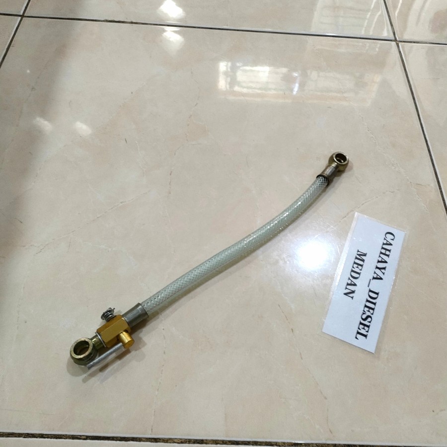 S195/1100 FUEL PIPE W/COCK NEPEL KRAN BENING