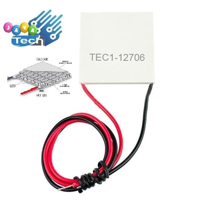 TEC1-12706 Peltier 12V DC 6A Thermoelectric Cooler Modul Panas Dingin