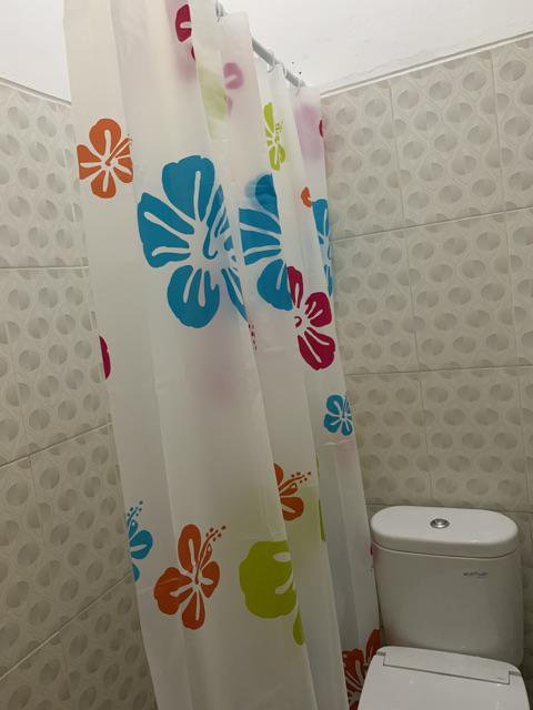 Paket Tiang Tirai + Tirai Kamar Mandi Promo