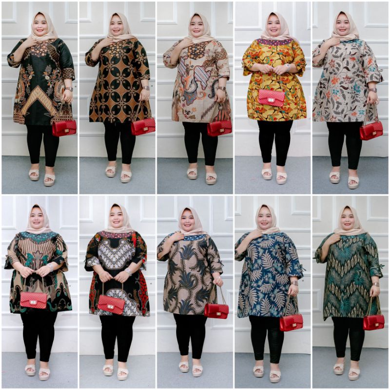 TUNIK BATIK SUPER JUMBO LD 140cm