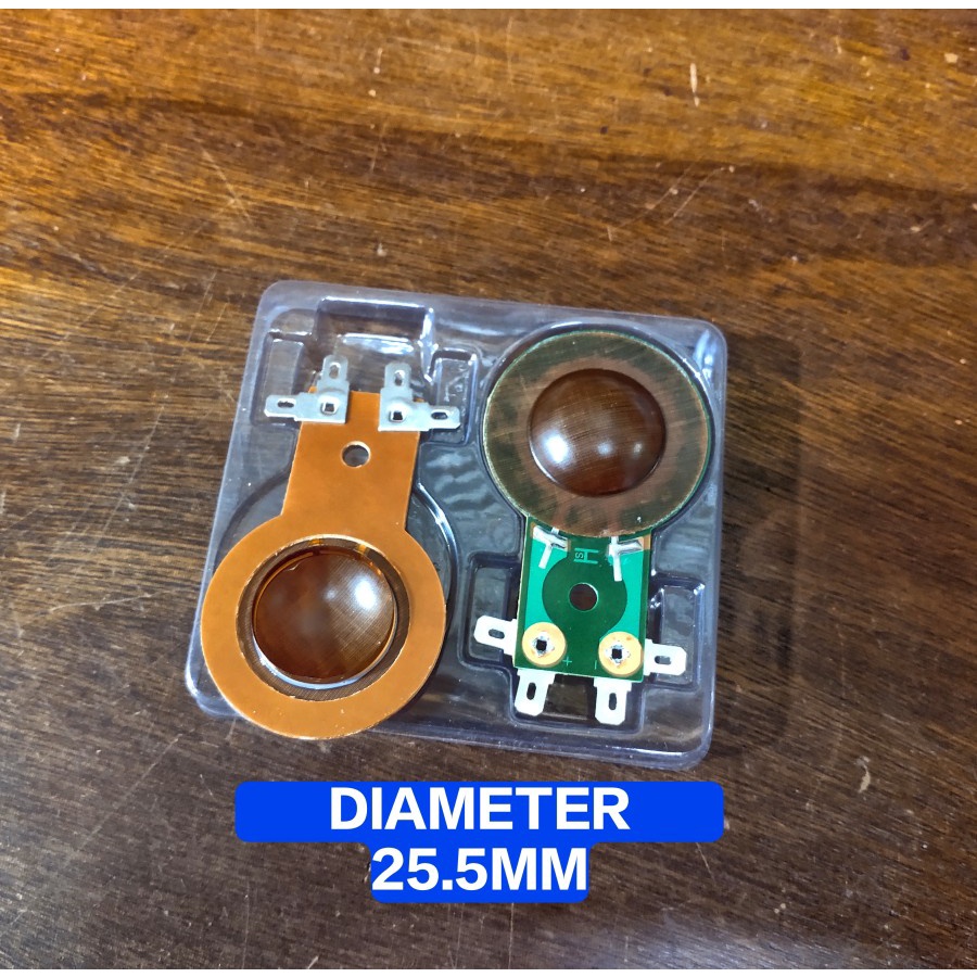 Spol Tweeter Coklat + Ring Sendok 25.5mm /Spul Tweeter Sendok 1.25inch