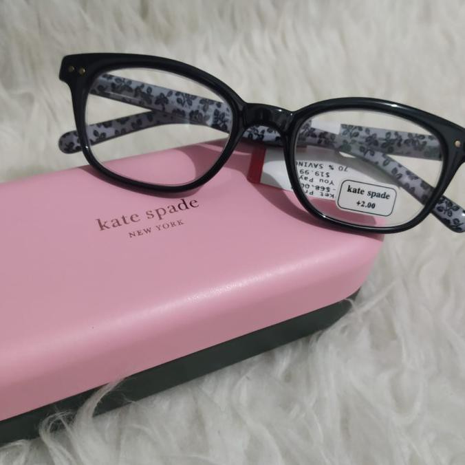 Kacamata Kate spade rebbeca with box kacamata baca original