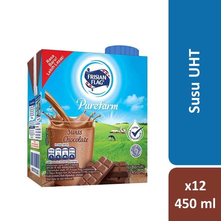 

Frisian Flag UHT Swiss Chocolate 450ml x 12 [1 carton]