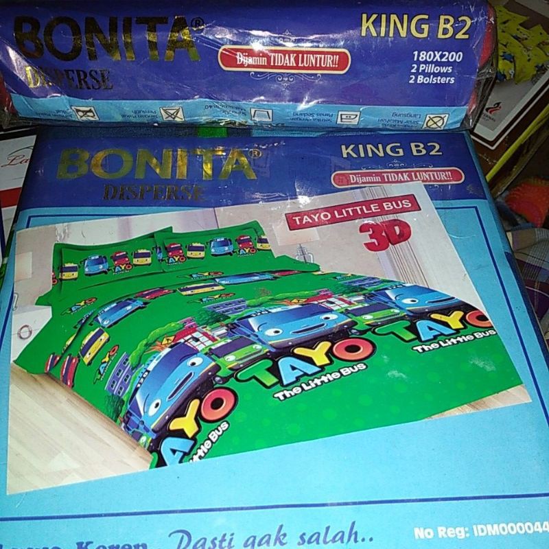 Sprei bonita 180*200 / sprei karakter