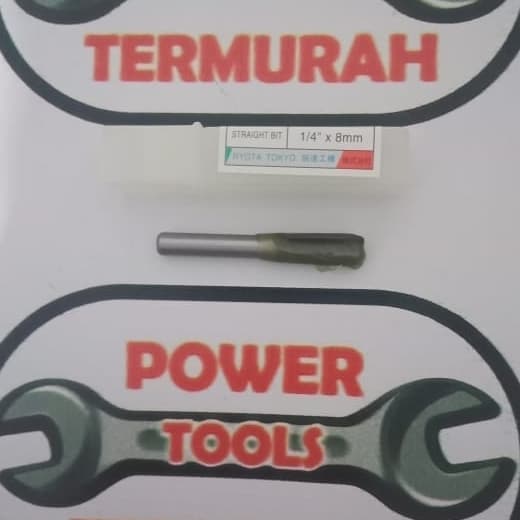 Mata Profil Straight Bit 8 mm 1/4" shank router bit trimmer