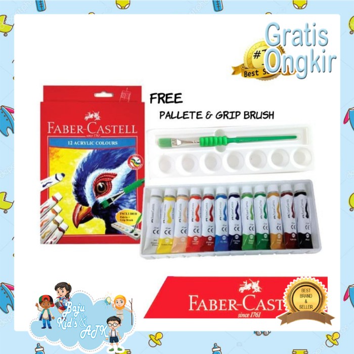 

Cat Akrilik Faber Castell Tube 12 ml
