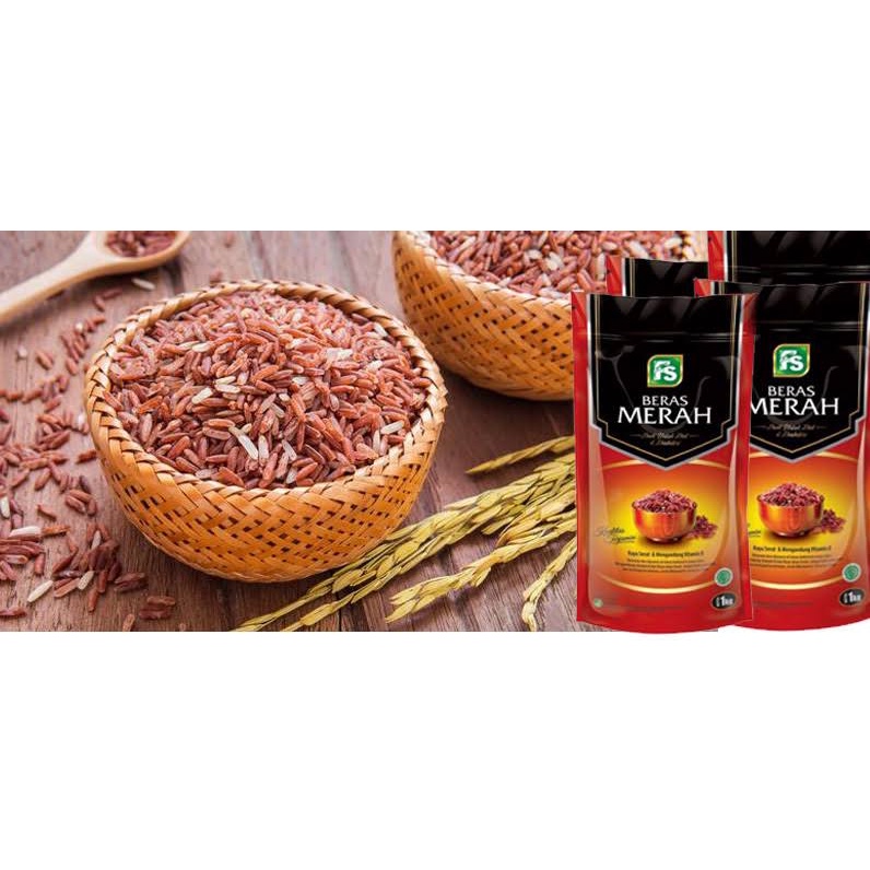 

Beras merah FS 1 Kg cocok untuk diet & diabetes- bisa COD Ready Stock