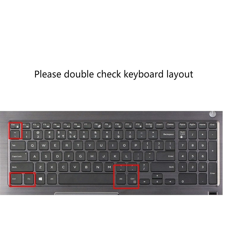 Pelindung Keyboard Silikon Ultra Tipis Lembut Untuk Dell Inspiron 15 5000 (5557) 15.6 Inch
