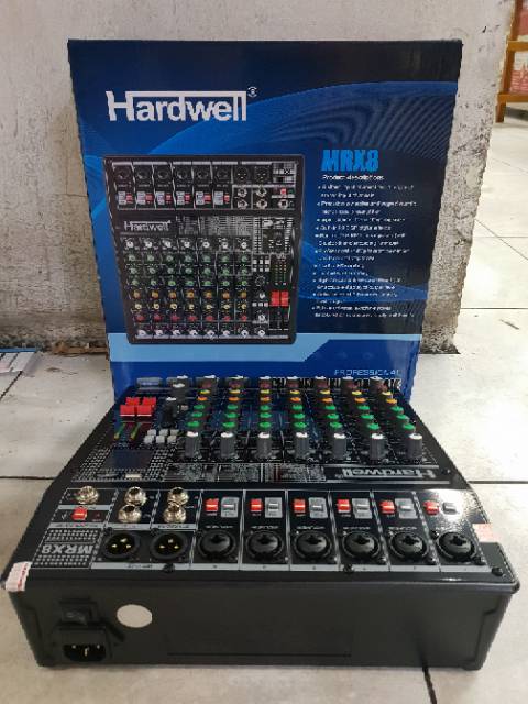 MIXER AUDIO HARDWELL MRX8/MRX 8 8CH USB-BLUETOOTH ORIGINAL