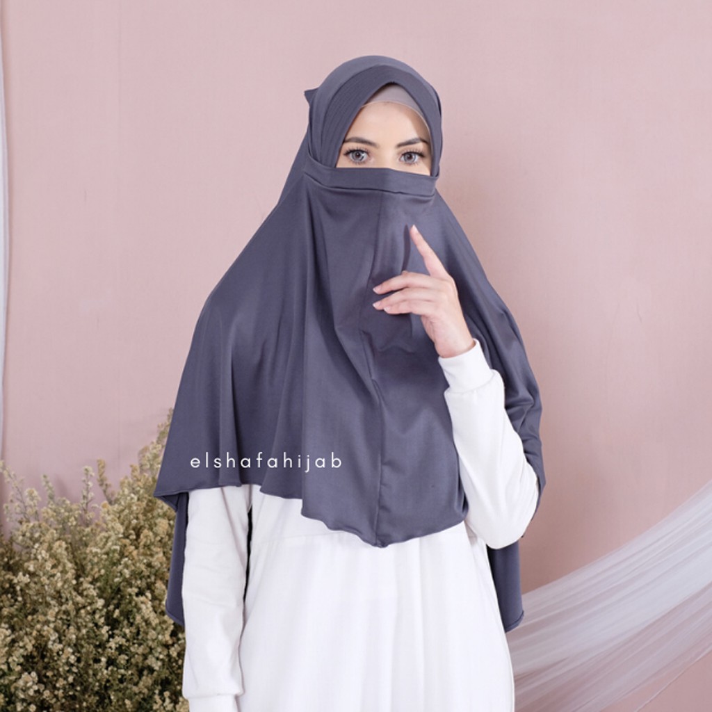 HIJAB INSTANT CADAR MASKER TIARA HIJAB MASKER /JILBAB INSTAN CADAR / JILBAB BERGO JERSEY LANGSUNG PAKAI