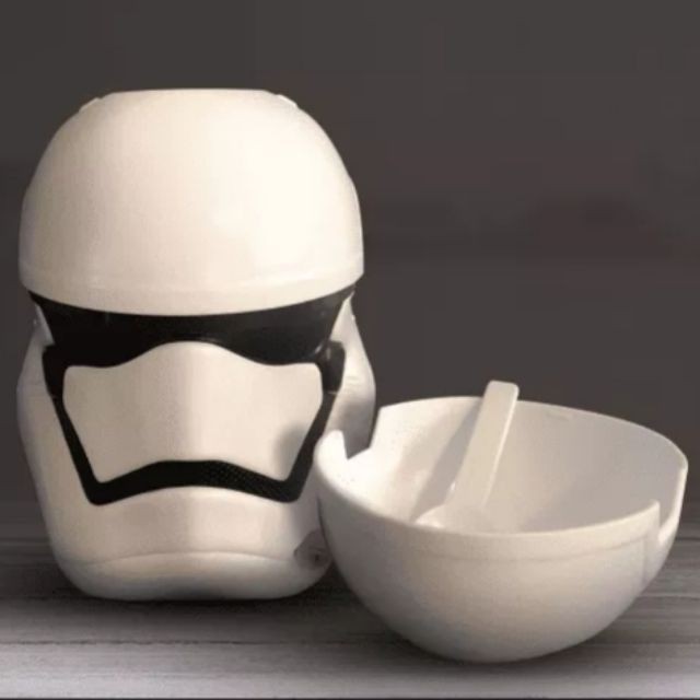 Tempat makan cereal starwars star wars container Koko Krunch bowl spoon set travel
