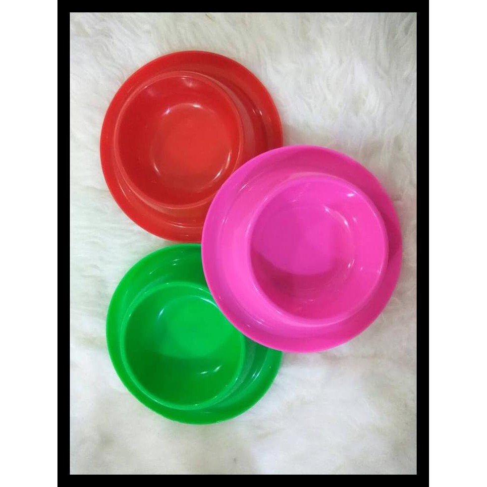 Tempat Makan Bulat Kucing &amp; Anjing - Pet Bowl Single