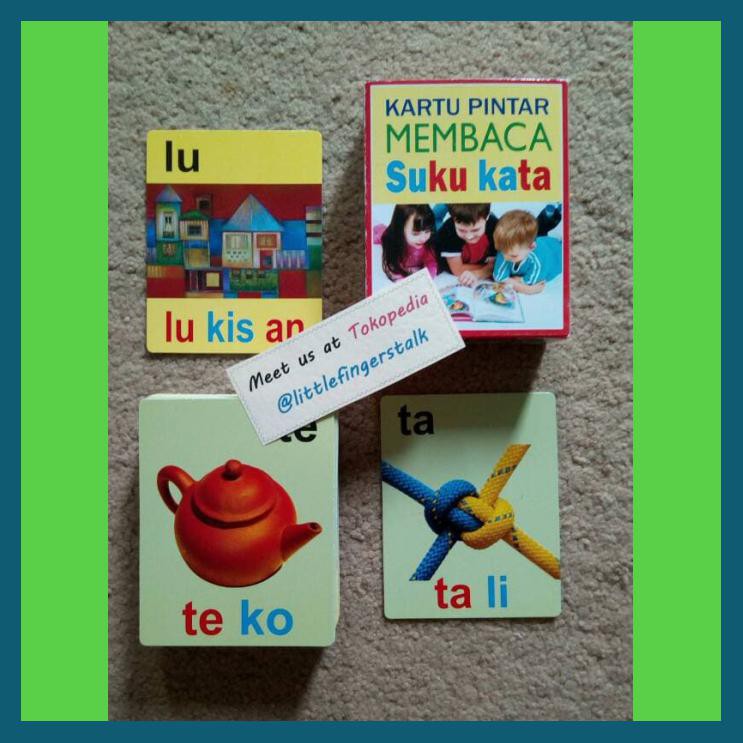 FLASH CARD BELAJAR SUKU KATA