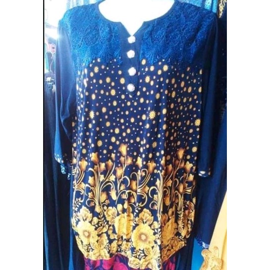 ready atasan wanita motif bunga-bunga korea impor COD