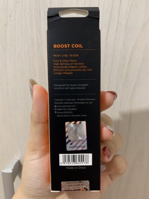 Coil mesh 0,6 ohm aegis boost - coil aegis boost 0,6 ohm