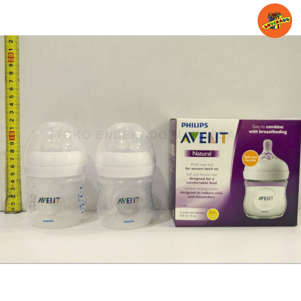 PHILIPS AVENT NATURAL BOTOL SUSU 125ml BENING 2pc