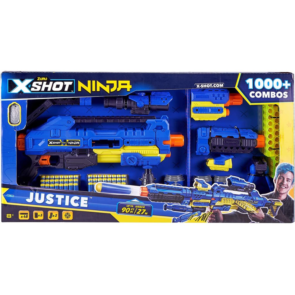 MAINAN ANAK ZURU XSHOT NINJA JUSTICE GUN 36320