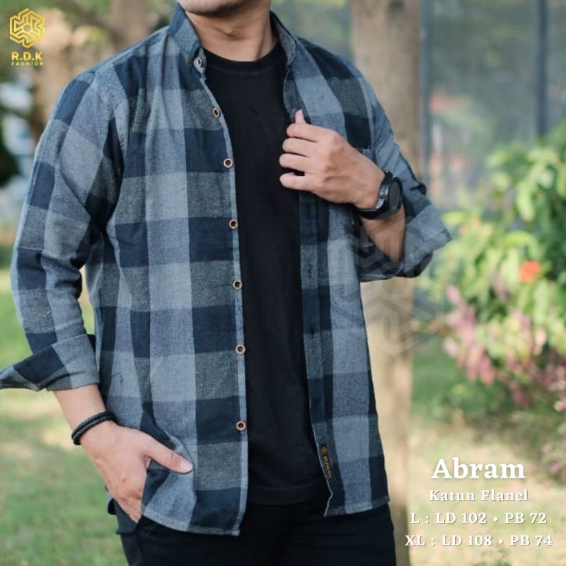 KEMEJA FLANEL LENGAN PANJANG ARION/ARSLAN/AQDAS/AIMAR/ADAM/ABRAM BY RDK