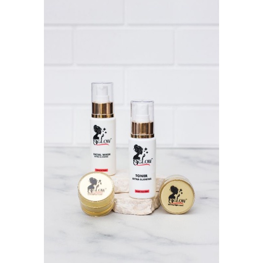 Skincare Glowing DCGLOW Paket Glow CREAM Menghilangkan FLEK JERAWAT BRUNTUS KULIT SENSITIF