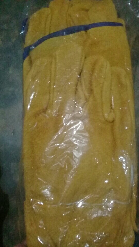 Sarung Tangan Welding Pendek 10inch Kulit Split Sapi / Gloves Safety Las