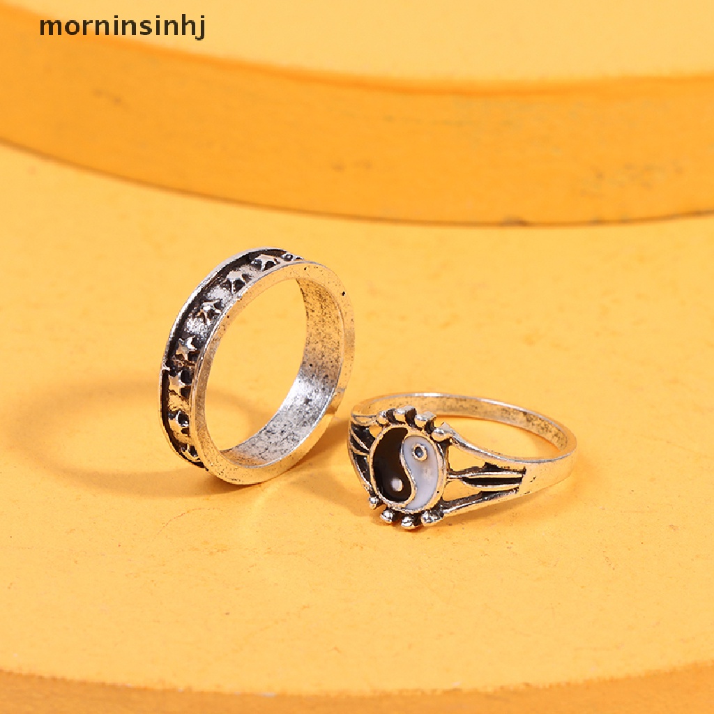 Mornin 14pcsset Cincin Aneka Desain Gaya Gothic Untuk Wanita