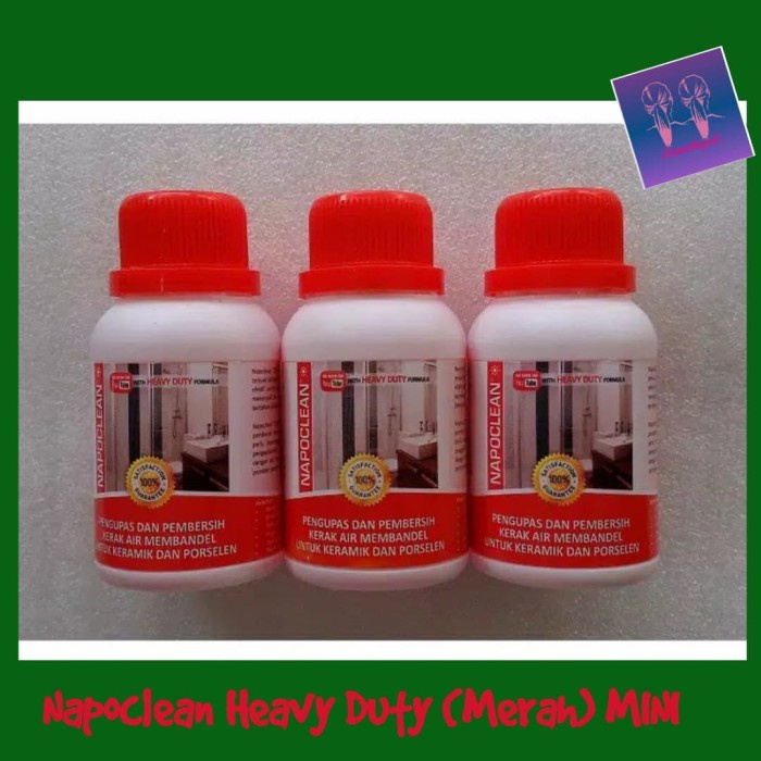 Pembersih Ajaib Napoclean Heavy Duty (Merah) Mini / Napoclean Merah Kecil
